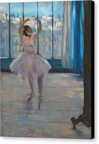 Dancer posing for a Photographer - Canvas Print