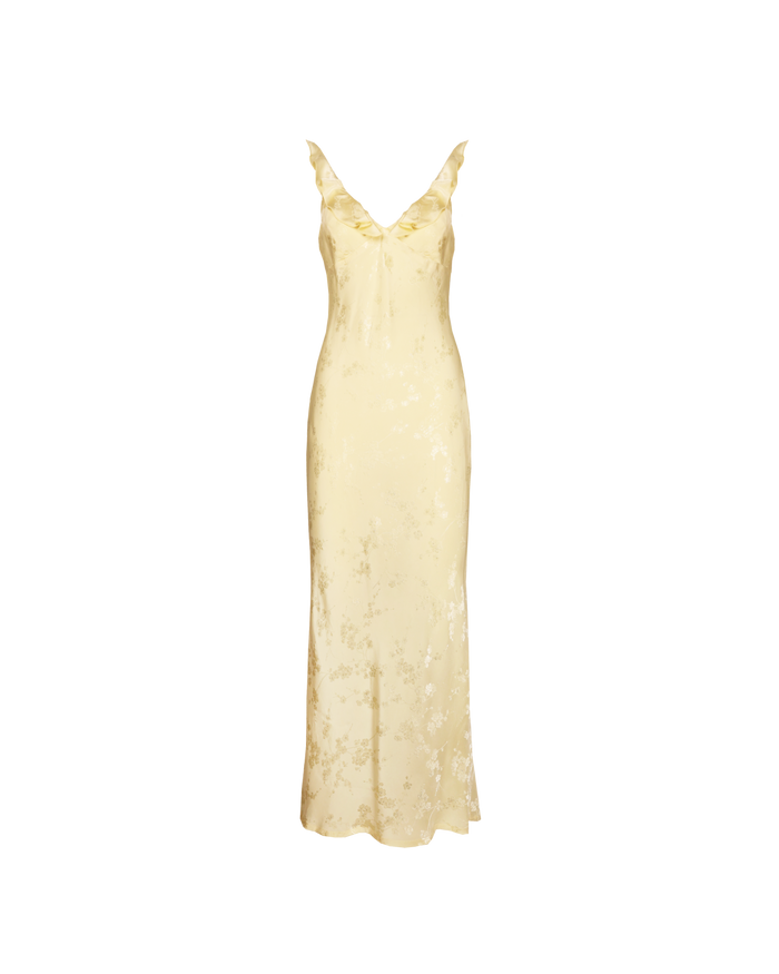 DAPHNE DRESS BUTTER JACQUARD