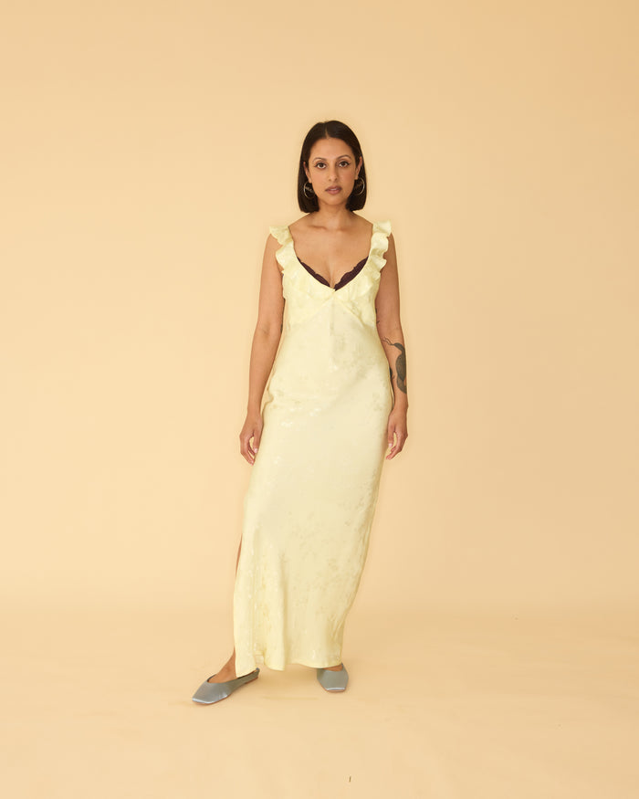 DAPHNE DRESS BUTTER JACQUARD