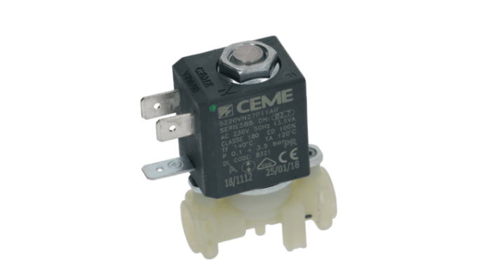 DeLonghi SOLENOID VALVE CEME 2 WAY 230V 5213210171 for ESAM 3300 3500 5500 - Coffeesection
