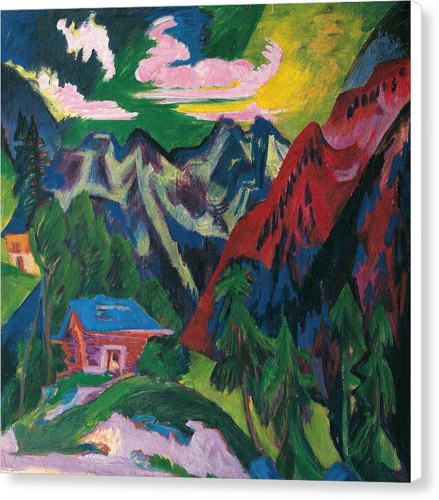 Die Klosterser Berge - Canvas Print