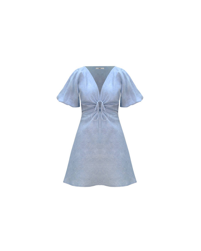 DONOVAN MINI DRESS BABY BLUE