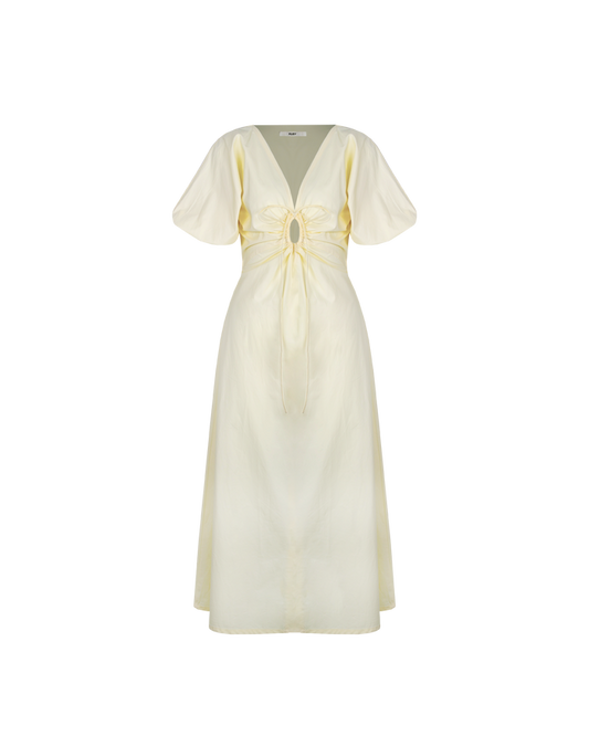 DONOVAN TIE DRESS BUTTER