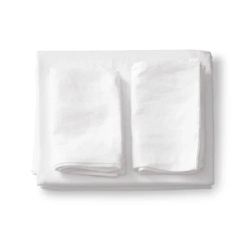 Duvet Set - White Linen