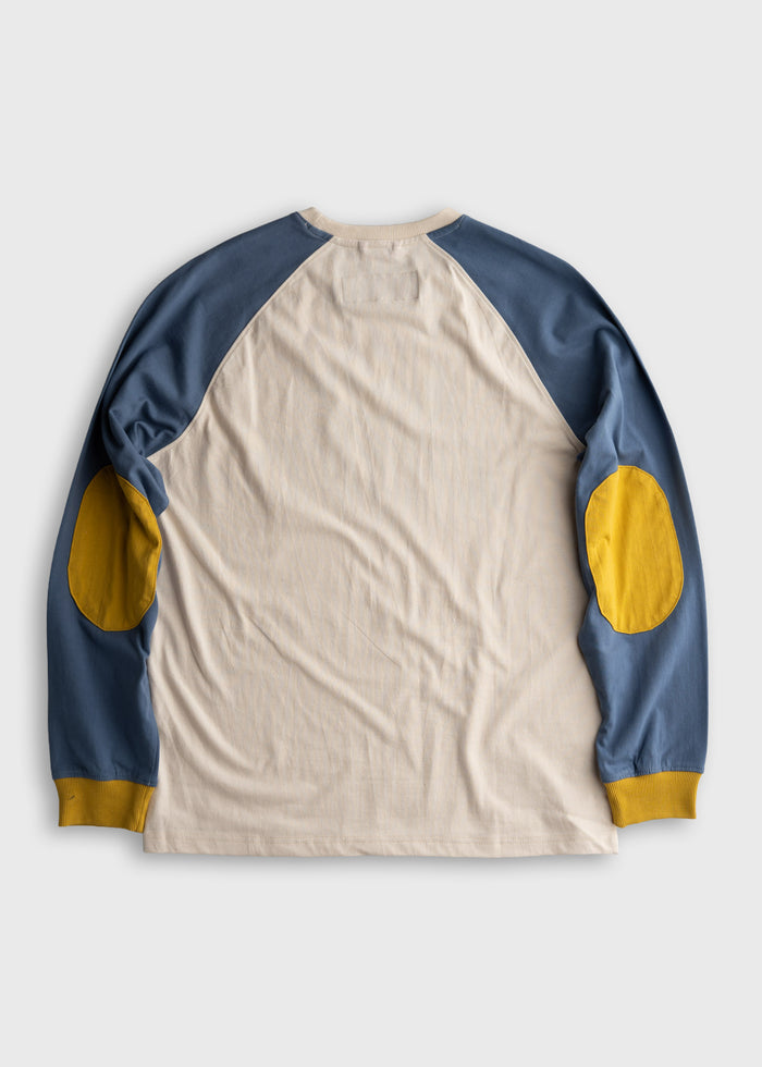 Men’s 7 oz organic cotton long sleeve t shirt with custom chest graphic print, lightweight soft tee with classic everyday fit