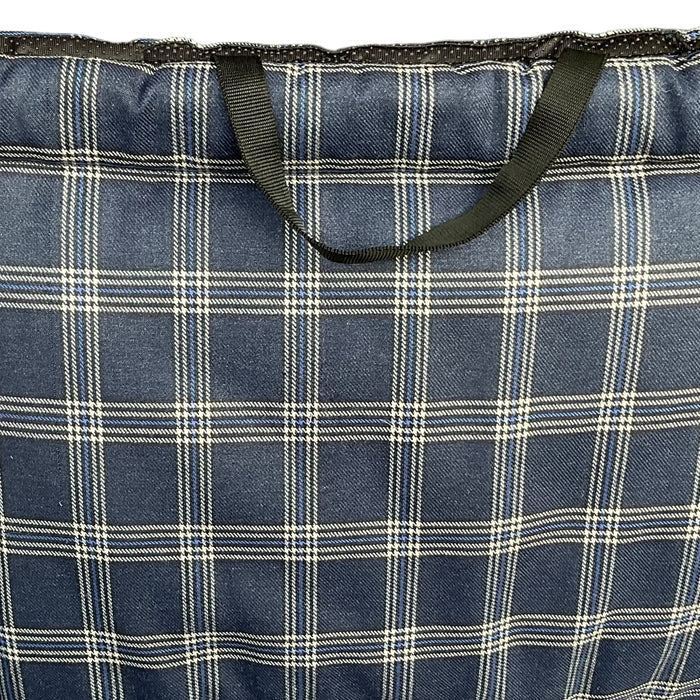 EcoSnug Luxe Dog Mattress – Maroon & Navy | Sustainable Cotton Canvas Pet Bed - Mojopanda Organic  Store