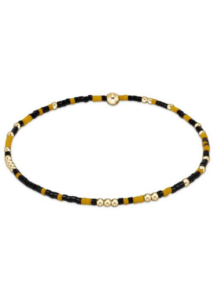 enewton egirl Gameday Hope Unwritten Bracelet - Golden Yellow/Onyx