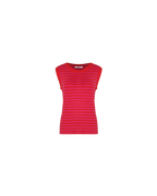 ESME TANK PINK RED STRIPE