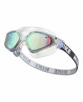 Nike Expanse Mirror Swim Mask in Light Thistle, featuring a sleek design with mirrored lenses for comfortable swimming.