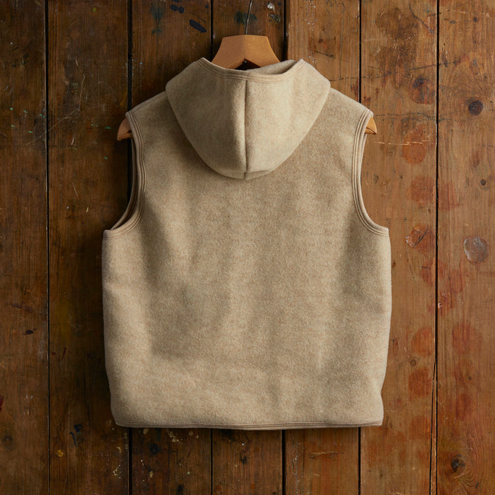 Falcon Women's Vest - Merino Wool Fleece - Sandstorm