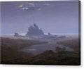 Felsenriff am Meeresstrand - Canvas Print