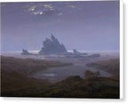 Felsenriff am Meeresstrand - Canvas Print