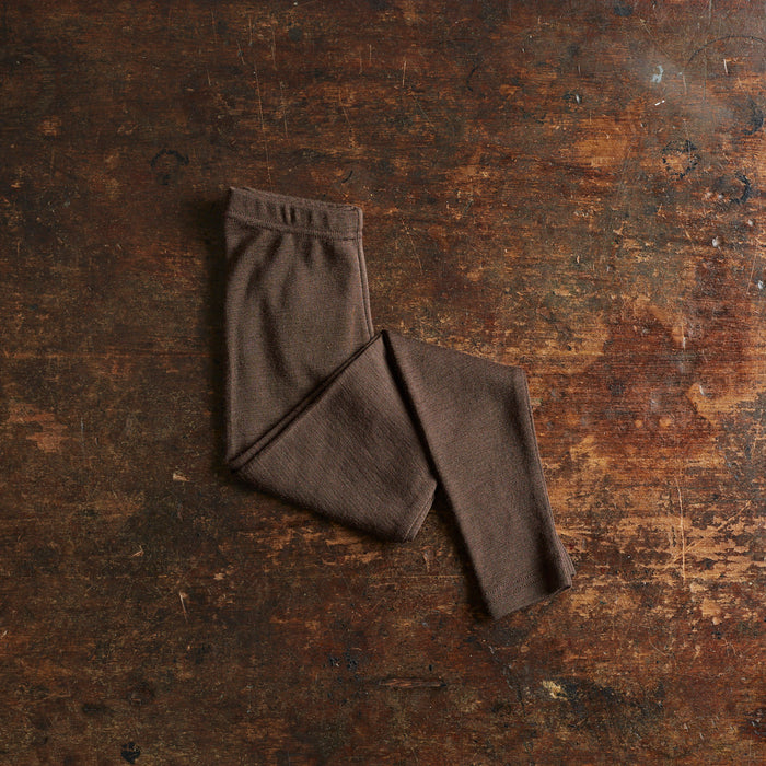 Finch Baby & Kids Leggings - Merino Wool - Bark
