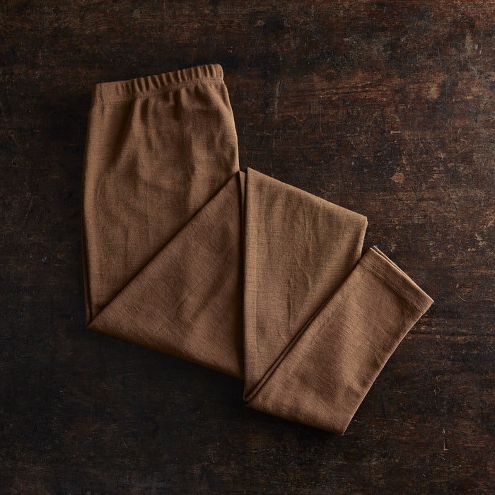 Finch Men's Long Johns - Merino Wool & Silk - Almond
