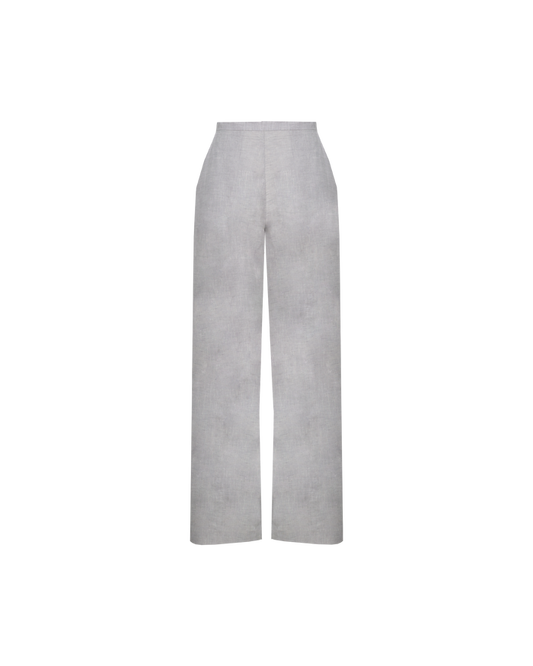 FIREBIRD LINEN PANT GREY MARLE