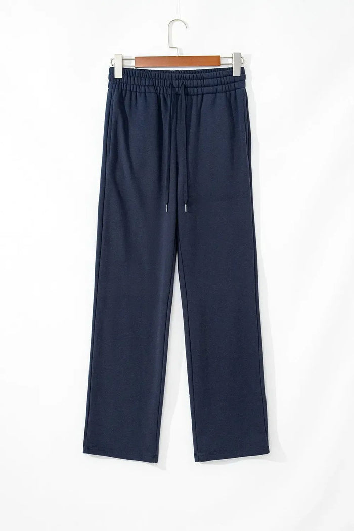 Shop Fleece Lined Drawstring Waist Casual Pants at eAura