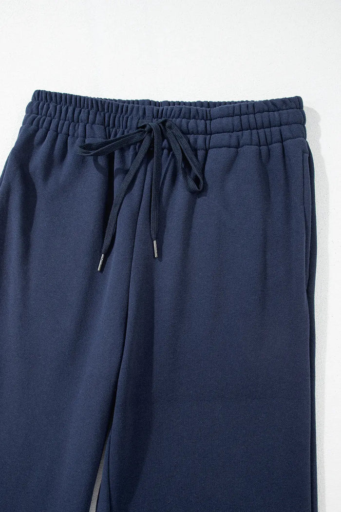Shop Fleece Lined Drawstring Waist Casual Pants at eAura