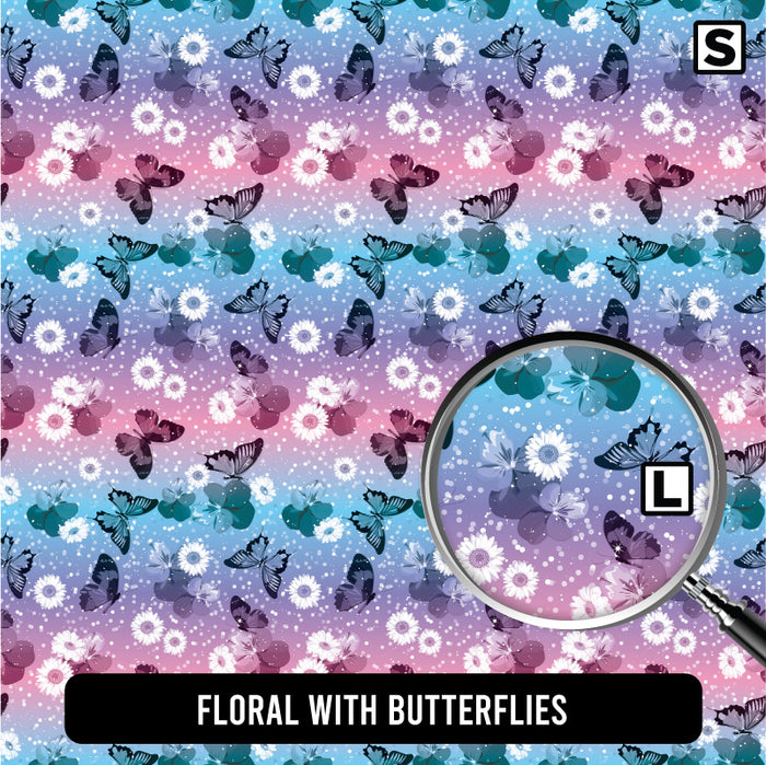 Floral with Butterflies