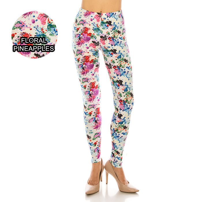 Floral Pineapples / Regular Size