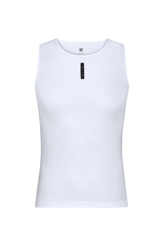 FR-C Sleeveless Base Layer by Giordana Cycling, WHITE, Made in Italy