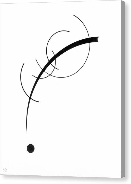 Free Curve to the Point - Canvas Print