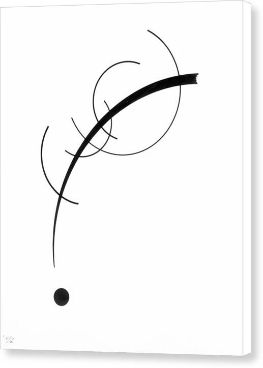 Free Curve to the Point - Canvas Print