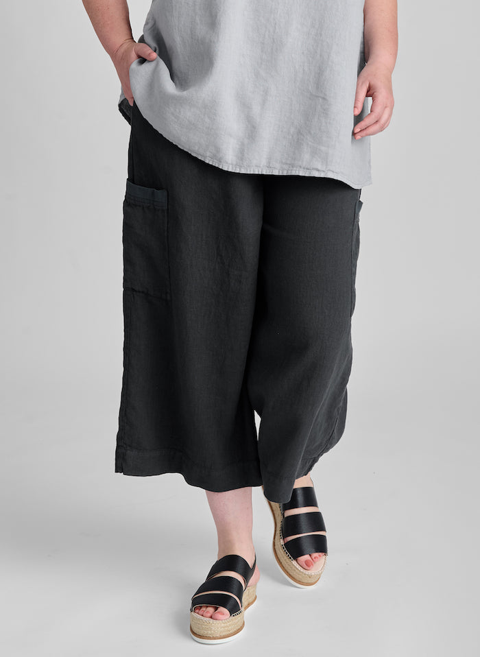 Full Time Pant, shown in Faded Black, size Medium on 5'9" model.