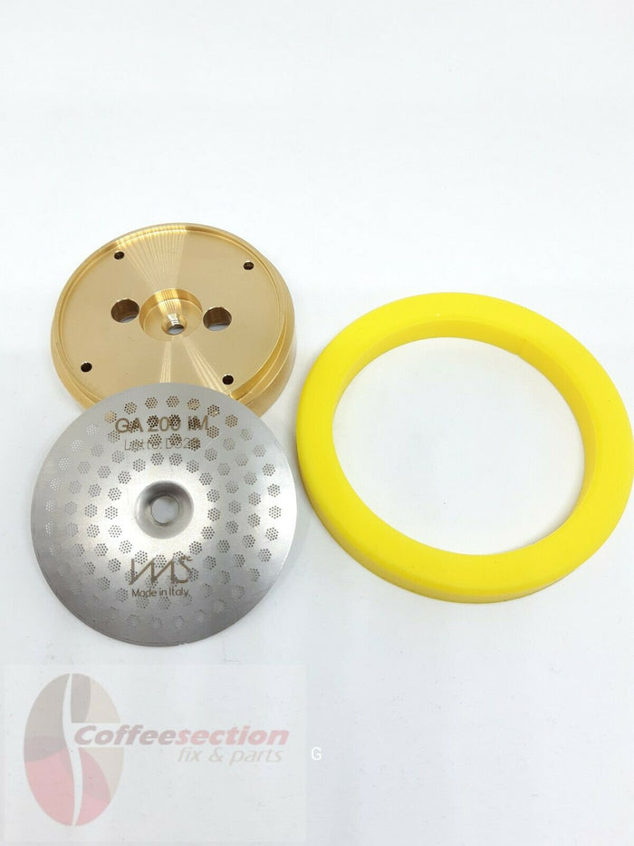 Gaggia Shower Brass Holder & IMS Precision Screen and Silicone gasket Mod Kit - Coffeesection