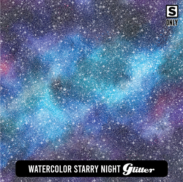 Watercolor Starry Night