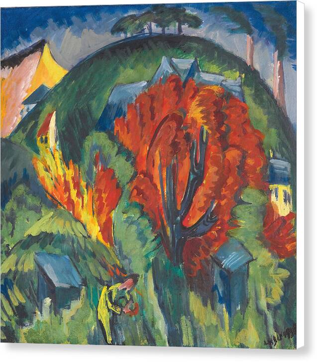 Galgenberg In Jena - Canvas Print