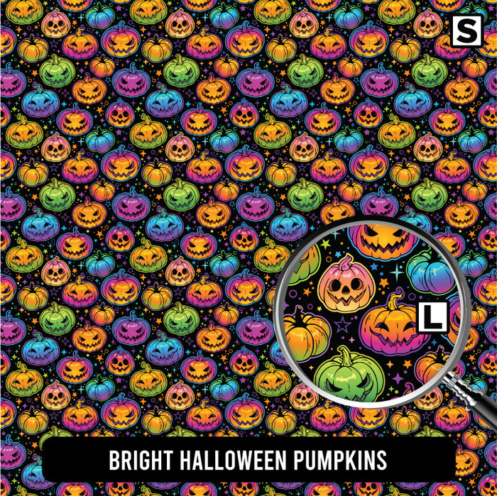 Bright Halloween Pumpkins
