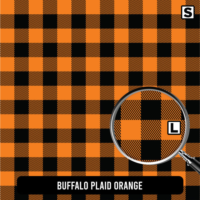 Buffalo Plaid Orange