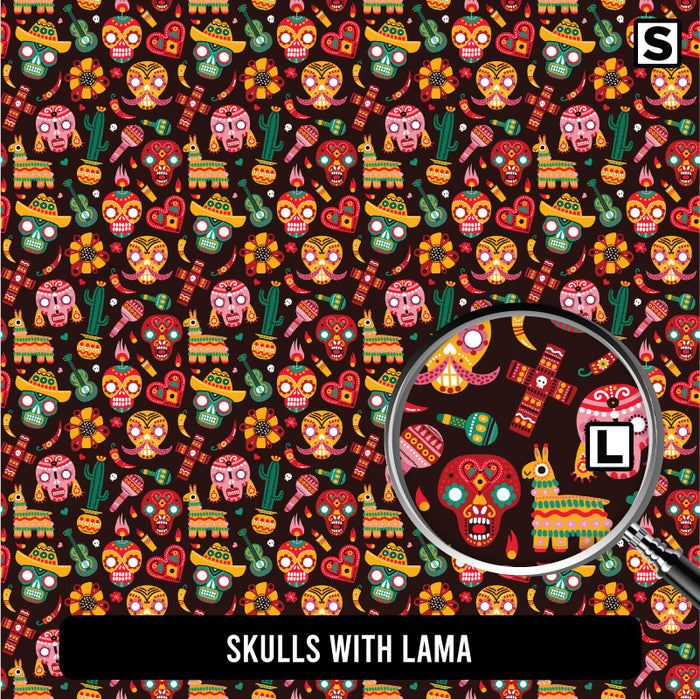 Skulls with Lama
