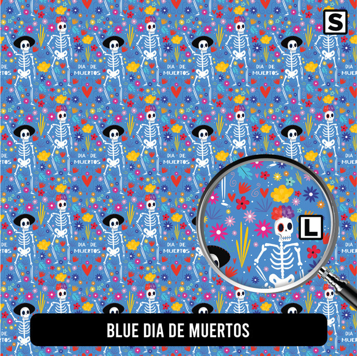Blue Dia de Muertos