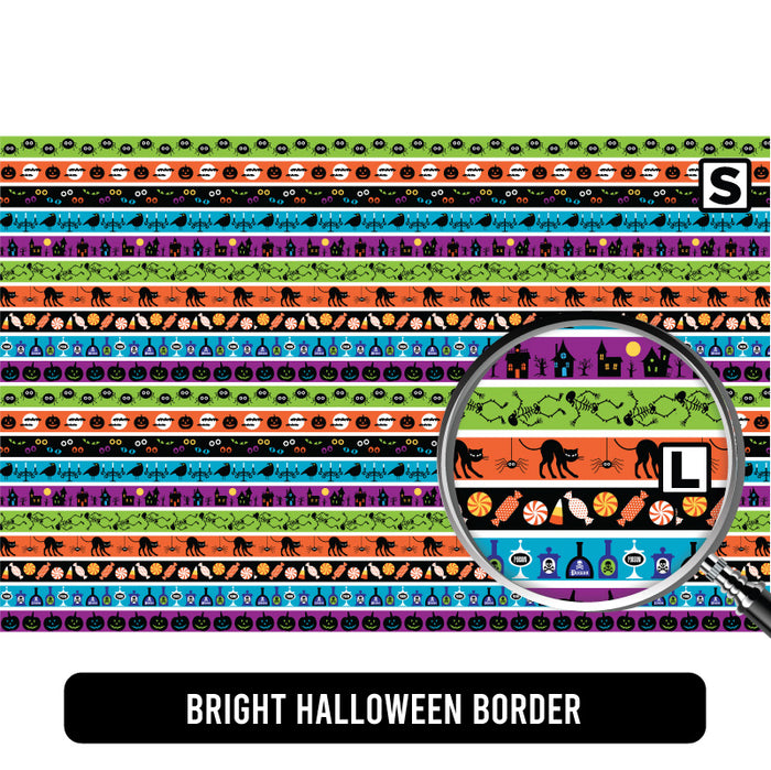 Bright Halloween Border