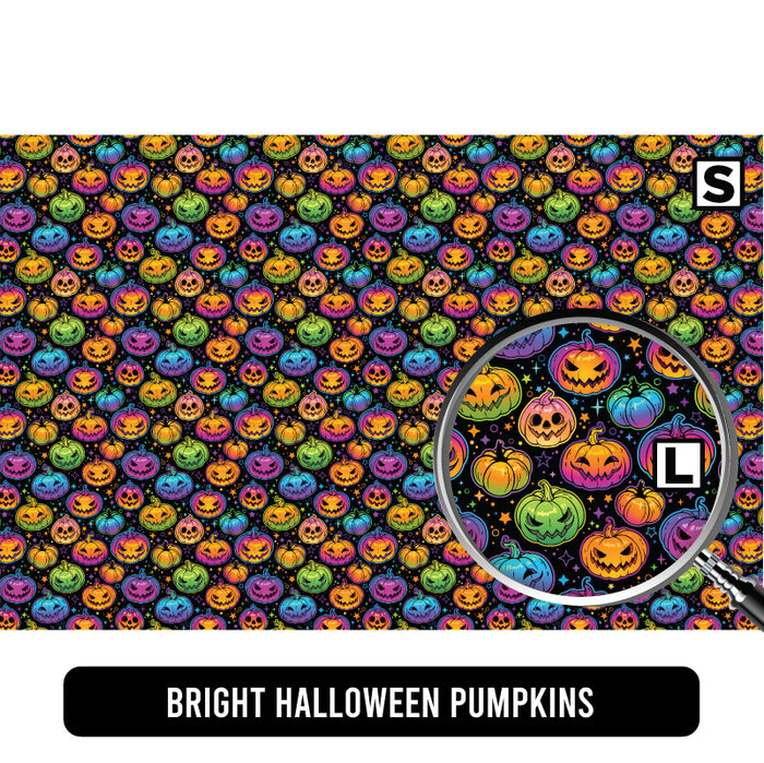 Bright Halloween Pumpkins