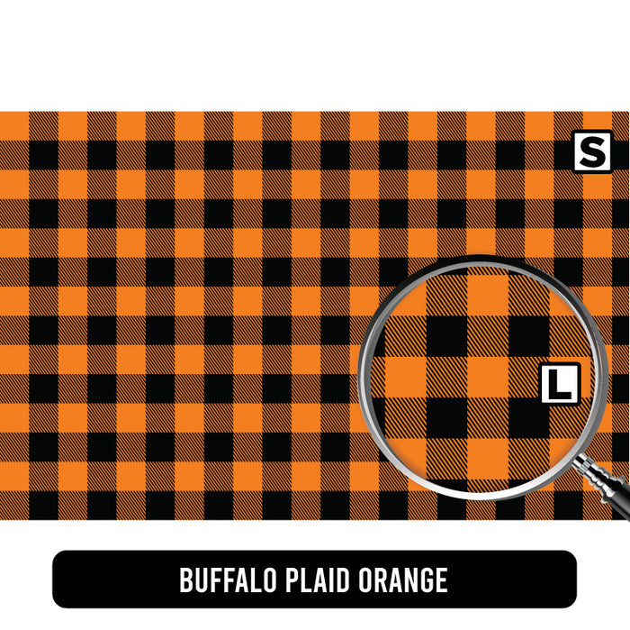 Buffalo Plaid Orange
