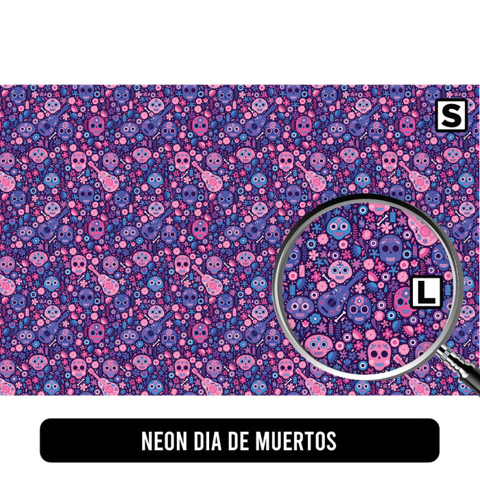 Neon Dia de Muertos