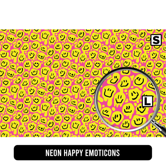 Neon Happy Emoticons