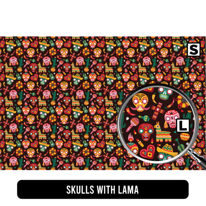 Skulls with Lama