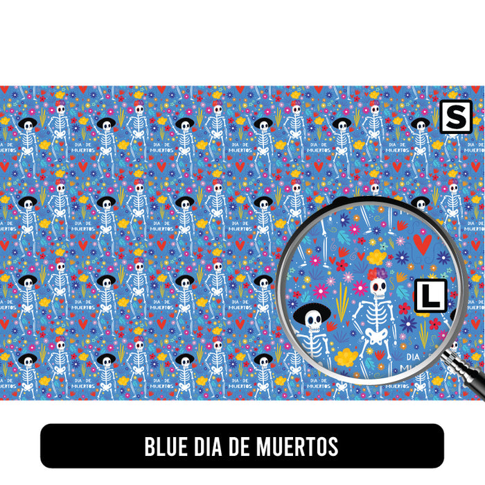 Blue Dia de Muertos