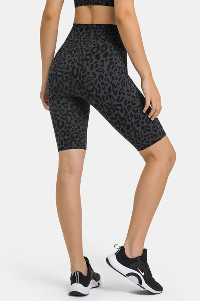 High Waist Biker Shorts with Pockets - Madikfashions.com