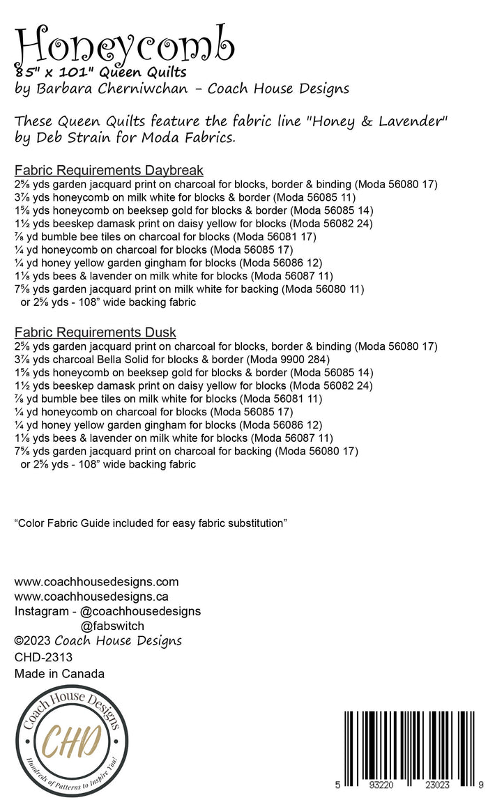 Honeycomb Downloadable PDF Quilt Pattern