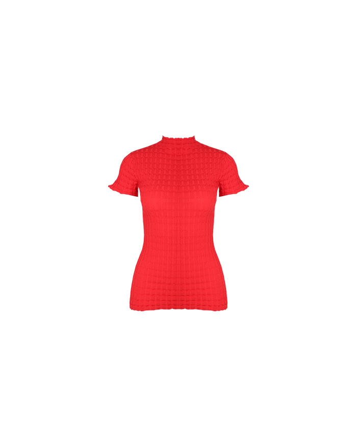 HONEYCOMB T-SHIRT RED