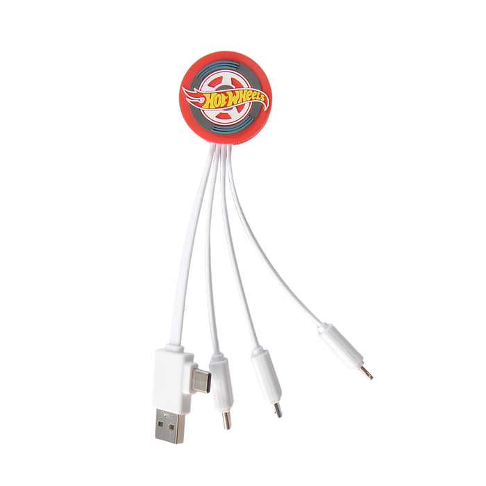 Hot Wheels 5-In1 Cable - White (5IN1-H-WHT)