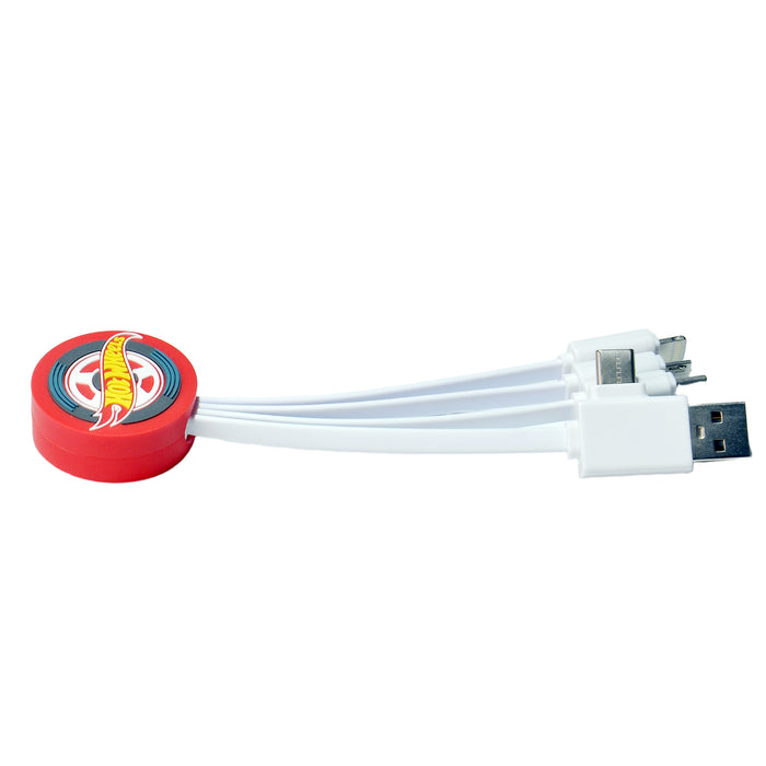 Hot Wheels 5-In1 Cable - White (5IN1-H-WHT)