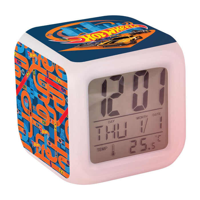Hot Wheels Digital Clock - Blue (DC01-H-WHT)