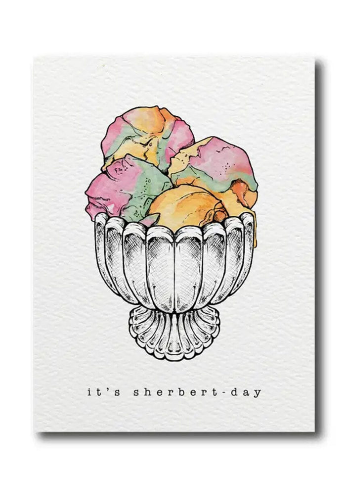 It's Sherbert-Day Card
