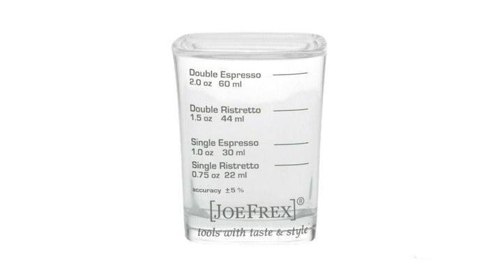 Joe Frex Concept - Art Lines Glass Jug Espresso Measure 22/30/44/60 ml 1/2 oz - Coffeesection