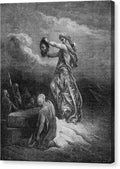 Judith showing the head of Holofernes - Canvas Print